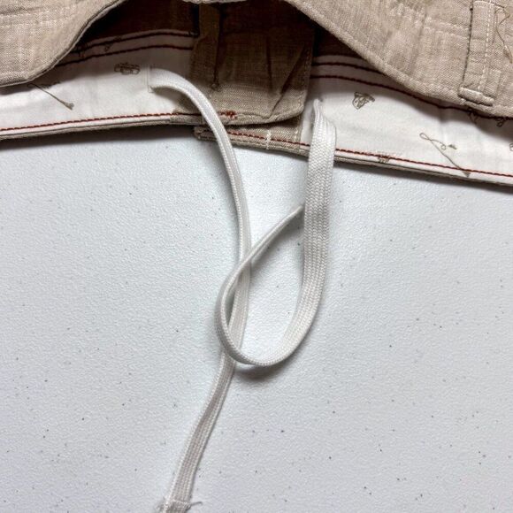 Eddie Bauer Linen Blend Shorts Mens 38 Tan Beach Casual Outdoor Summer 38x9 - Picture 10 of 16
